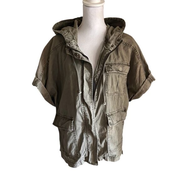 American Eagle Outfitters Military Cargo Jacket S/XS - Picture 9 of 11